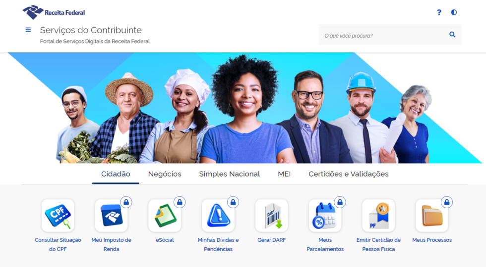 Receita Federal lança novo Portal de Serviços