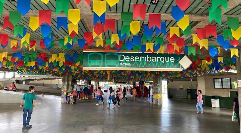 Festejos juninos da capital aumentam quantidade de passageiros nos dois terminais rodoviários