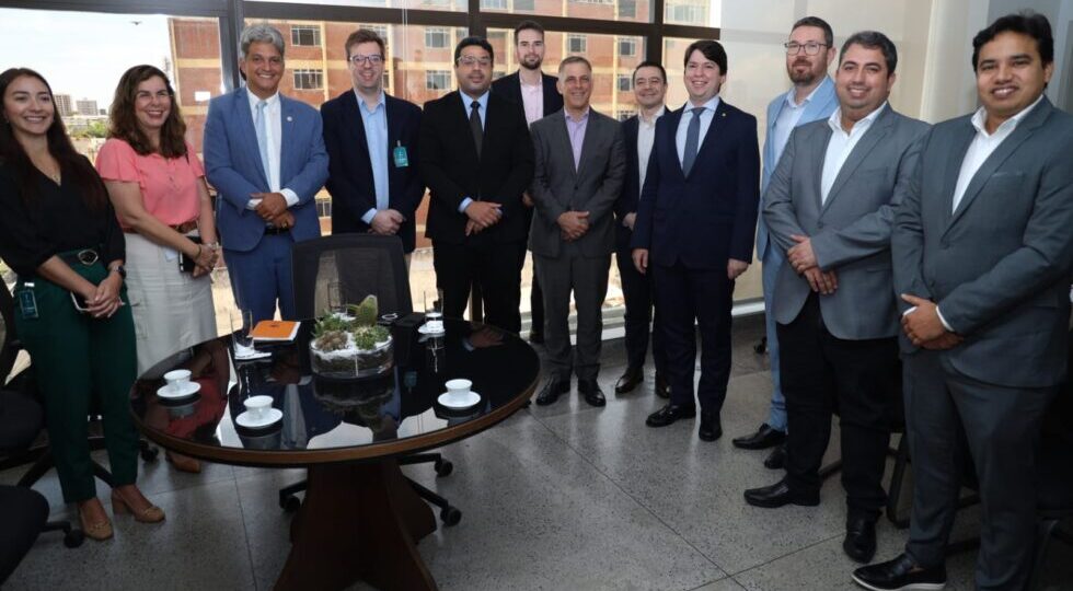 Diretoria da Iguá Saneamento visita presidente da Alese