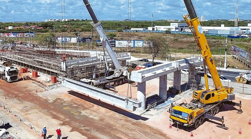 Viaduto do Complexo Viário Senadora Maria do Carmo começa a ganhar forma e gera boas expectativas na população