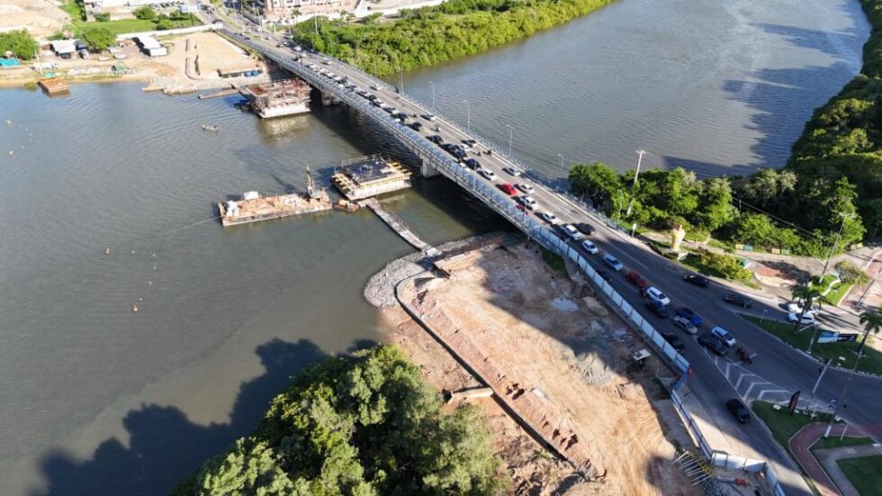 Prefeitura divulga rotas alternativas durante nova etapa das obras da Ponte Godofredo Diniz